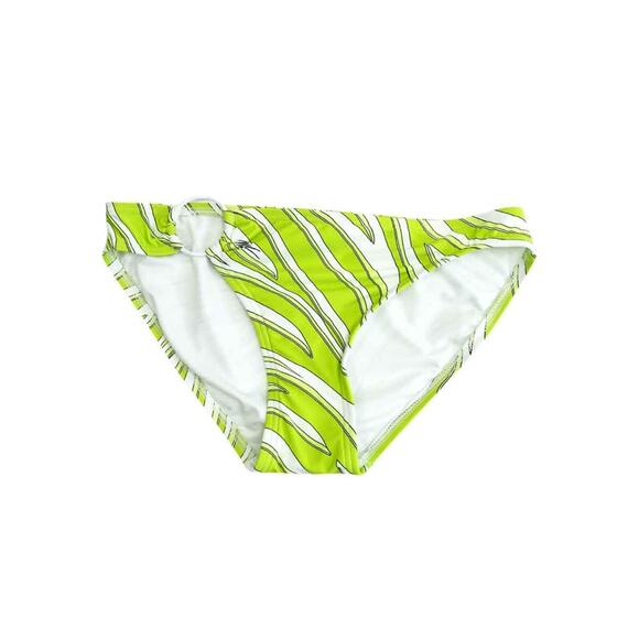 Michael Michael Kors Womens Printed Hipster Swim Bottom Separates Green XS 14201 - Picture 1 of 3